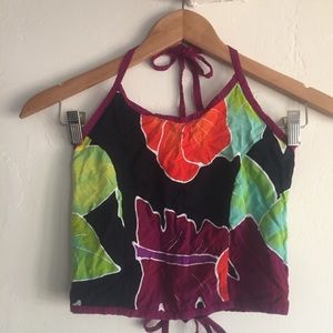 🌵Festival halter crop top